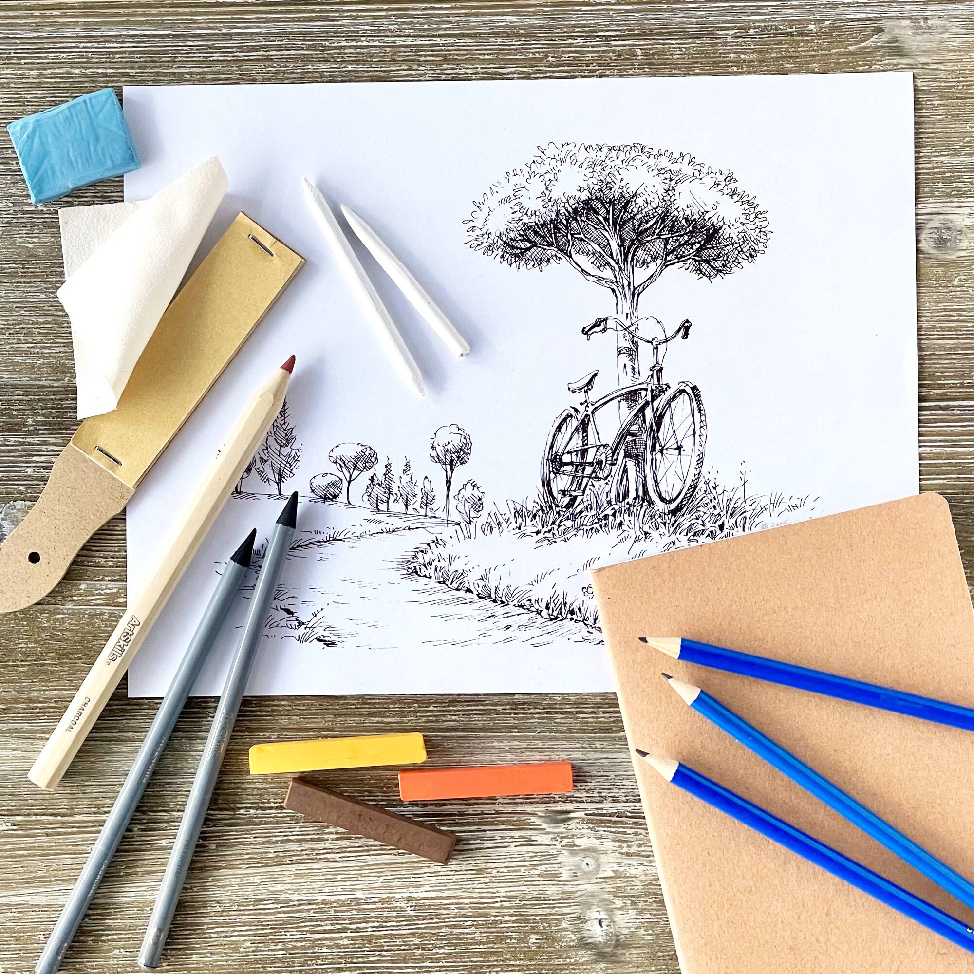 ArtSkills® Premium Sketch Kit With Pencils & Charcoal